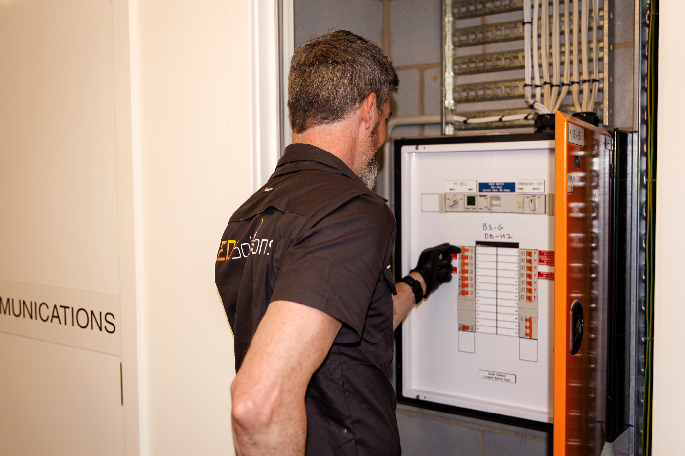 Switchboard and electrical work